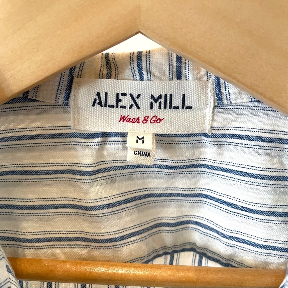 Alex Mill Striped Medium Shirt - Picture 2 of 6
